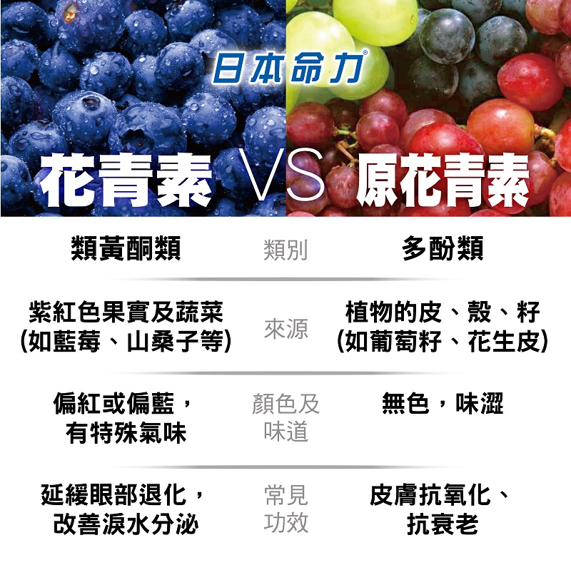 花青素 VS 原花青素